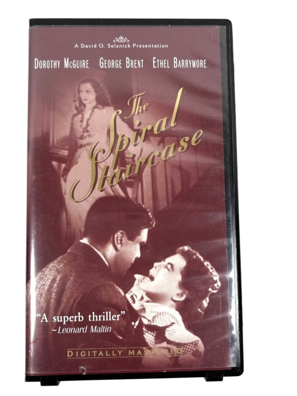 The Spiral Staircase VHS Movie Classic 1997 Digitally Mastered Drama Suspense Bl